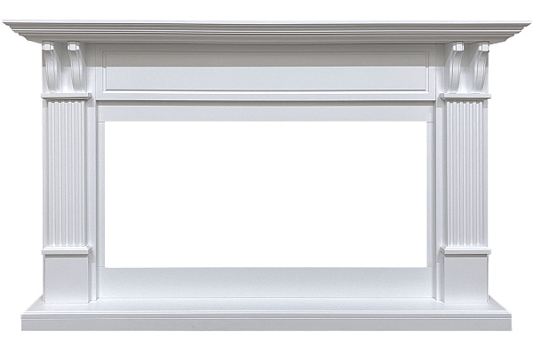 Royal Flame Cardiff очаг Vision 42 LOG LED белый_1 Royal Flame Cardiff очаг Vision 42 LOG LED белый_1