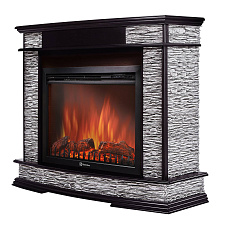 Аксессуары для электрокаминов Каминокомплект:Очаг Electrolux EFP/P-2520LS,портал Scala 25 сланец скалистый белый, шпон тёмный дуб Каминокомплект:Очаг Electrolux EFP/P-2520LS,портал Scala 25 сланец скалистый белый, шпон тёмный дуб