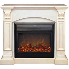 Электрический каминокомплект RealFlame Ceasar WT очаг Moonblaze S BL белый дуб RealFlame Ceasar WT очаг Moonblaze S BL белый дуб