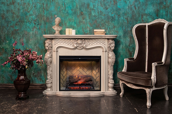 Dimplex Castle очаг Revillusion RBF30 слоновая кость с темной патиной_8 Dimplex Castle очаг Revillusion RBF30 слоновая кость с темной патиной_8