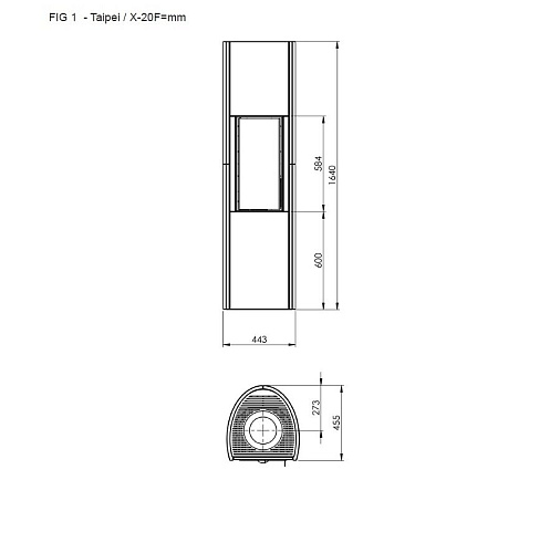 Печь-камин Taipei_2 Печь-камин Taipei_2