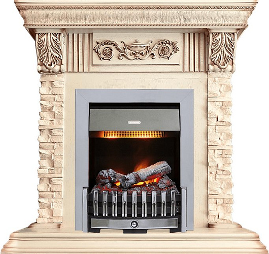 Dimplex Luxemburg очаг Danville Chrome FB2 сланец/слоновая кость с патиной (каменный)_0 Dimplex Luxemburg очаг Danville Chrome FB2 сланец/слоновая кость с патиной (каменный)_0