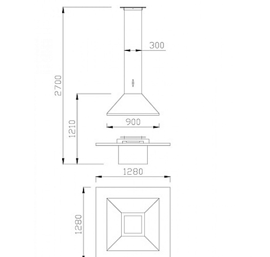 Камин Vulcano, со стеклом, мрамор, черный (Traforart)_1 Камин Vulcano, со стеклом, мрамор, черный (Traforart)_1