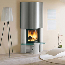 Облицовка Aquamarina, со стальным колпаком (Palazzetti) Облицовка Aquamarina, со стальным колпаком (Palazzetti)