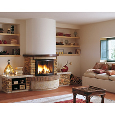 Каминная облицовка Palazzetti Bressanone tondo Каминная облицовка Palazzetti Bressanone tondo