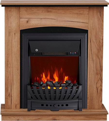 Royal Flame Barcelona (разборный) - Дуб табачный с очагом Aspen Black_0 Royal Flame Barcelona (разборный) - Дуб табачный с очагом Aspen Black_0