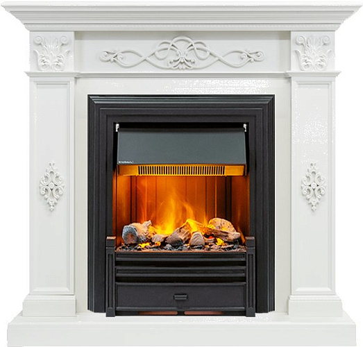 Dimplex Derby очаг Brookline Black белый дуб_0 Dimplex Derby очаг Brookline Black белый дуб_0