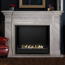 Биокамин в мраморном портале Firezo Del decoro Firezo Del decoro
