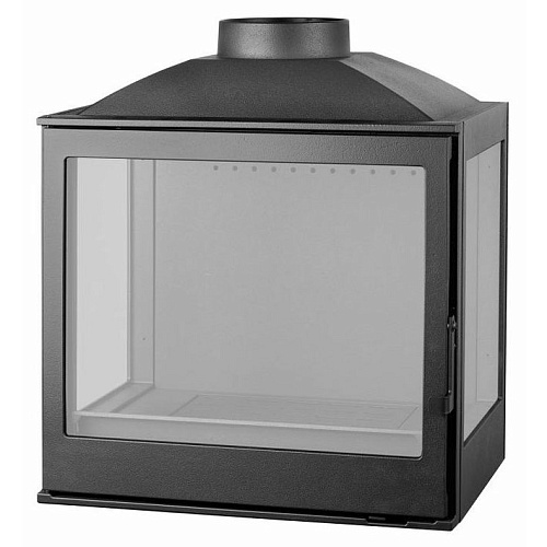 Топка L5 RL, два боковых стекла, черная (Liseo)_0 Топка L5 RL, два боковых стекла, черная (Liseo)_0