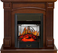 Каминокомплект Royal Flame Boston с очагом Majestic FX M Black темный дуб Royal Flame Boston с очагом Majestic FX M Black темный дуб