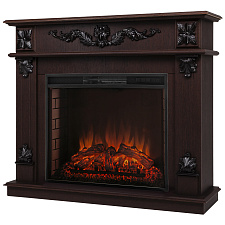 Каминокомплект RealFlame Philadelphia 26 DN очаг Epsilon 26 SIR темный орех RealFlame Philadelphia 26 DN очаг Epsilon 26 SIR темный орех
