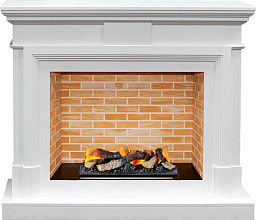 Каминокомплект Dimplex Coventry очаг Cassette 400 LNH-INT (с дровами) белый/кирпич Dimplex Coventry очаг Cassette 400 LNH-INT (с дровами) белый/кирпич