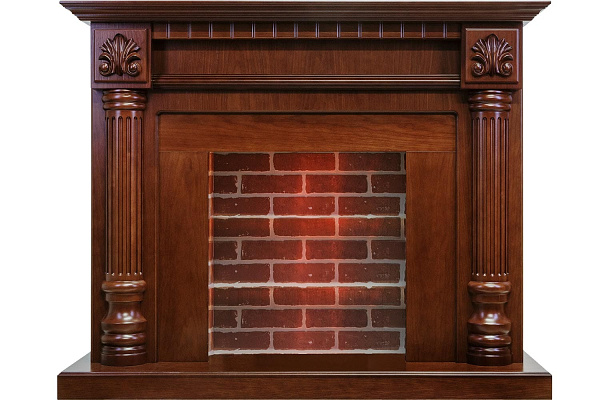 Dimplex Edinburg очаг Juneau орех/кирпич_3 Dimplex Edinburg очаг Juneau орех/кирпич_3