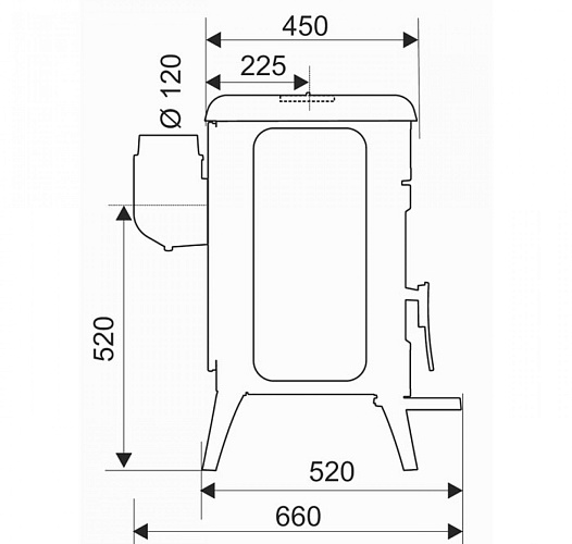 Чугунная печь Donon (Supra)_1 Чугунная печь Donon (Supra)_1