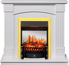 Каминокомплект Royal Flame Boston с очагом Fobos FX M Brass Белый Royal Flame Boston с очагом Fobos FX M Brass Белый