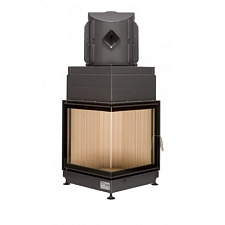 Brunner eck-kamin 51/52/52 side-opening, стальной дымосборник 45?, нержавеющие рамки Brunner eck-kamin 51/52/52 side-opening, стальной дымосборник 45?, нержавеющие рамки