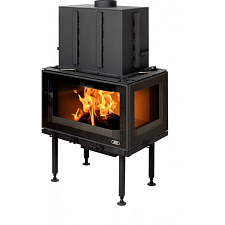 Каминная топка ABX Boston Aqua L (угловое стекло слева) с теплообменником Каминная топка ABX Boston Aqua L (угловое стекло слева) с теплообменником