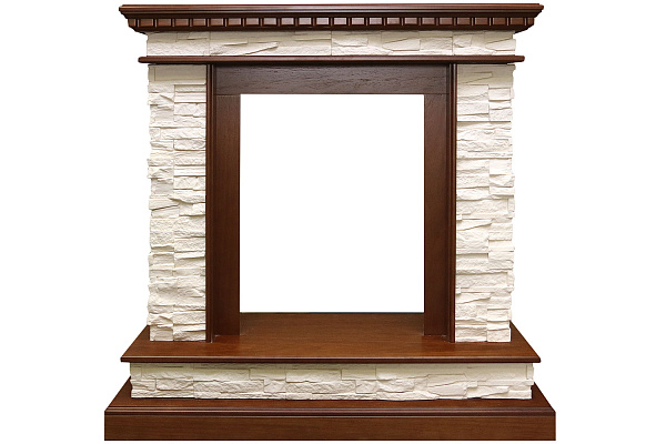 Dimplex Calgary очаг Danville Chrome FB2 дуб/сланец белый_1 Dimplex Calgary очаг Danville Chrome FB2 дуб/сланец белый_1