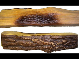 Керамические дрова для биокамина BioKer Обожженное полено 1шт BioKer Обожженное полено 1шт