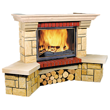 Каминная облицовка Bella Italia Marta (Марта) Угловая NS Каминная облицовка Bella Italia Marta (Марта) Угловая NS