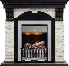 Каминокомплект Dimplex Dublin очаг Danville Chrome FB2 венге/сланец белый Dimplex Dublin очаг Danville Chrome FB2 венге/сланец белый