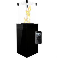 Газовый камин Kratki Patio/Mini/G31/37MBAR/CZ стекло/черный пульт ДУ Kratki Patio/Mini/G31/37MBAR/CZ стекло/черный пульт ДУ