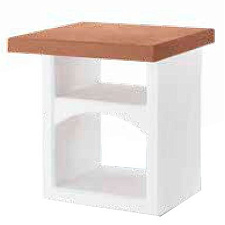 Модуль рабочий столик, розовый гранит (Palazzetti) Модуль рабочий столик, розовый гранит (Palazzetti)