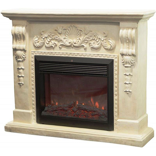 RealFlame Juliana Castle 26 очаг Moonblaze Deluxe белый фронтальный_0 RealFlame Juliana Castle 26 очаг Moonblaze Deluxe белый фронтальный_0