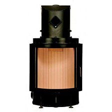 Brunner kompakt-kamine kk 57/55r side opening, чугунный дымосборник 45?, декоративная рама нерж. сталь Brunner kompakt-kamine kk 57/55r side opening, чугунный дымосборник 45?, декоративная рама нерж. сталь