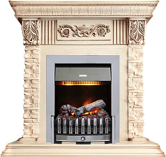 Каминокомплект Dimplex Luxemburg очаг Danville Chrome FB2 сланец/слоновая кость с патиной (каменный) Dimplex Luxemburg очаг Danville Chrome FB2 сланец/слоновая кость с патиной (каменный)