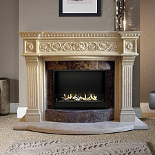 Биокамин в мраморном портале Firezo Segreto Firezo Segreto