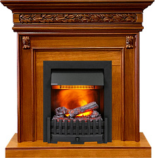 Каминокомплект Dimplex Valletta очаг Danville Black FB2 орех Dimplex Valletta очаг Danville Black FB2 орех