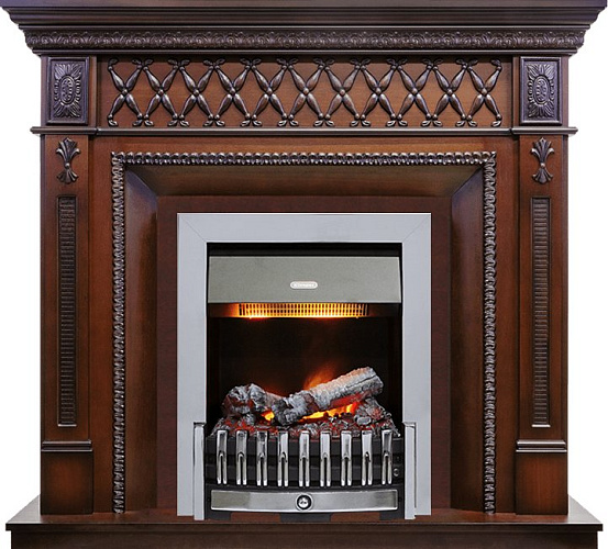 Dimplex Alexandria очаг Danville Chrome FB2 белый дуб_1 Dimplex Alexandria очаг Danville Chrome FB2 белый дуб_1