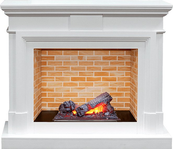 Dimplex Coventry очаг Cassette 400 NH белый/кирпич_0 Dimplex Coventry очаг Cassette 400 NH белый/кирпич_0