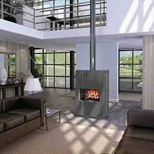 Печь-камин XS02 Brut, не окрашенный (Axis) Печь-камин XS02 Brut, не окрашенный (Axis)