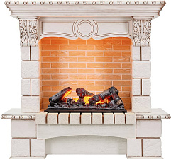 Каминокомплект Dimplex Pierre Luxe очаг Cassette 600 NH слоновая кость/шампань Dimplex Pierre Luxe очаг Cassette 600 NH слоновая кость/шампань