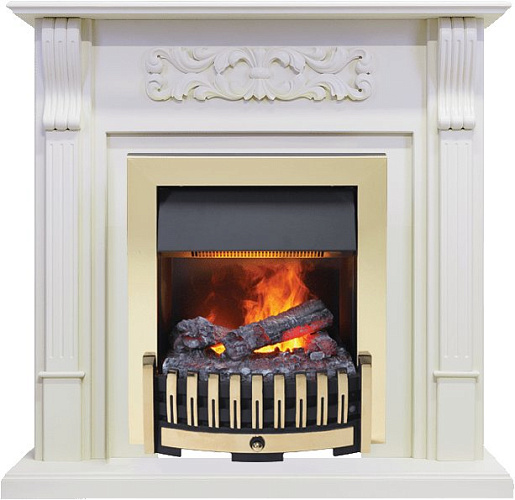 Dimplex Venice очаг Danville Brass FB2 фактурный белый_0 Dimplex Venice очаг Danville Brass FB2 фактурный белый_0