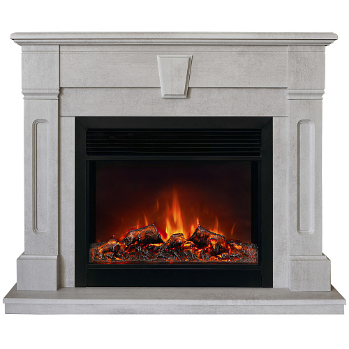 RealFlame Kellie 26 очаг Moonblaze Deluxe белый дуб фронтальный_1 RealFlame Kellie 26 очаг Moonblaze Deluxe белый дуб фронтальный_1