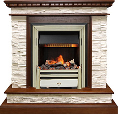 Каминокомплект Dimplex Calgary очаг Cavendish дуб/сланец белый Dimplex Calgary очаг Cavendish дуб/сланец белый