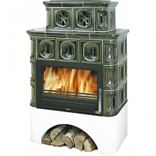 Кафельная печь Karelie белый цоколь Кафельная печь Karelie белый цоколь