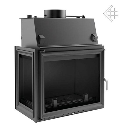 Топка с водяным контуром AMELIA/PW/BL/24/W/Z, стекло слева, змеевик_1 Топка с водяным контуром AMELIA/PW/BL/24/W/Z, стекло слева, змеевик_1