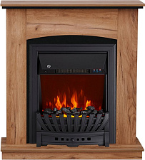 Каминокомплект Royal Flame Barcelona (разборный) - Дуб табачный с очагом Aspen Black Royal Flame Barcelona (разборный) - Дуб табачный с очагом Aspen Black