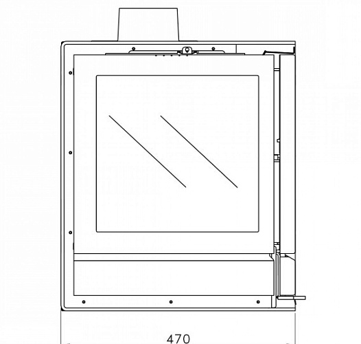 Топка RCr LI, стекло слева (Rocal)_3 Топка RCr LI, стекло слева (Rocal)_3