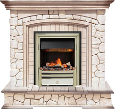 Каминокомплект Dimplex Preston очаг Cavendish белый/слоновая кость с патиной Dimplex Preston очаг Cavendish белый/слоновая кость с патиной