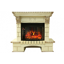 Портал Royal Flame Pierre Luxe шампань под очаг Dioramic 25FX слоновая кость с патиной Royal Flame Pierre Luxe шампань под очаг Dioramic 25FX слоновая кость с патиной