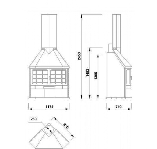 Камин Cloe rincon (Traforart)_1 Камин Cloe rincon (Traforart)_1