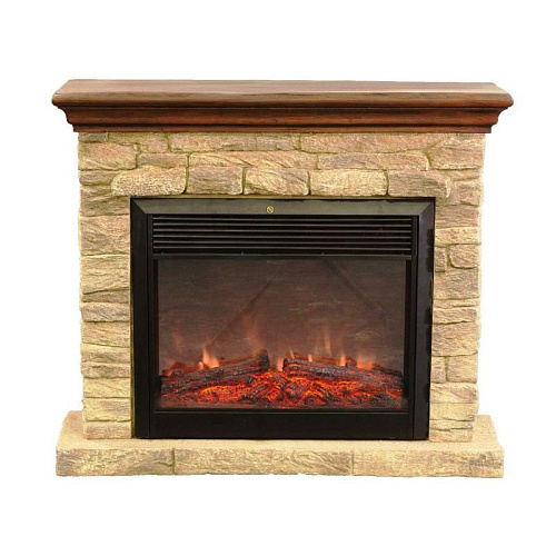 RealFlame Halton Castle 26 очаг Moonblaze Deluxe бежевый фронтальный_1 RealFlame Halton Castle 26 очаг Moonblaze Deluxe бежевый фронтальный_1