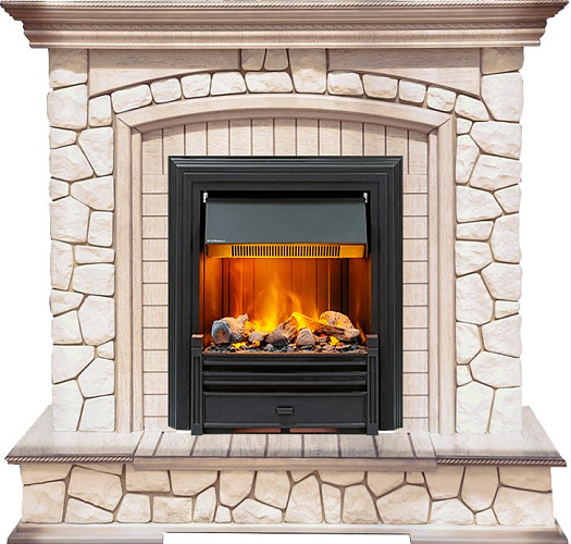 Dimplex Preston очаг Brookline Black белый/слоновая кость с патиной_0 Dimplex Preston очаг Brookline Black белый/слоновая кость с патиной_0