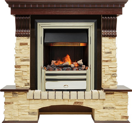 Dimplex Pierre Luxe очаг Cavendish дуб/сланец_1 Dimplex Pierre Luxe очаг Cavendish дуб/сланец_1