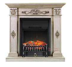 Каминокомплект Royal Flame Derby очаг Fobos FX Black old silver Royal Flame Derby очаг Fobos FX Black old silver